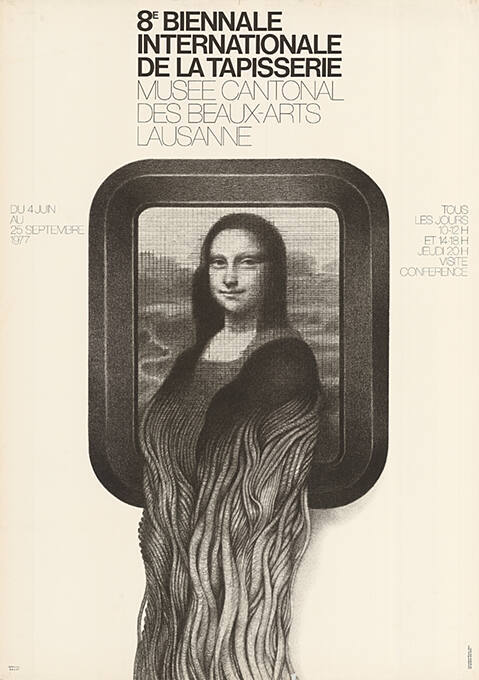 8ᵉ Biennale internationale de la tapisserie, Musée cantonal des Beaux-Arts Lausanne