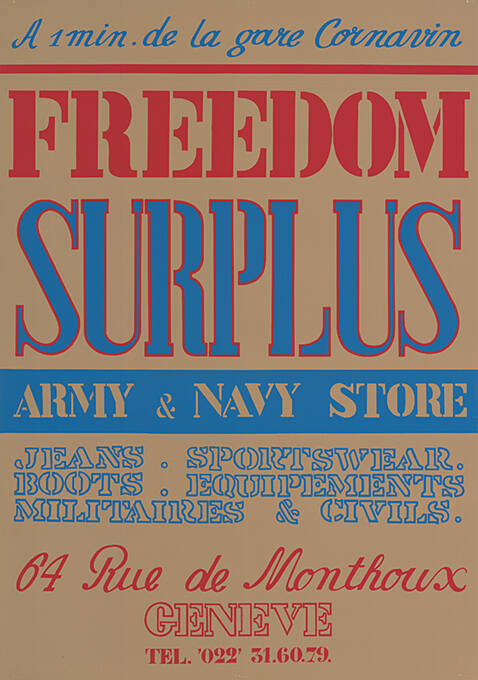 Freedom Surplus, Army & Navy Store