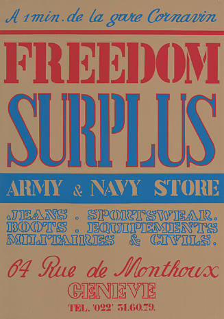 Freedom Surplus, Army & Navy Store