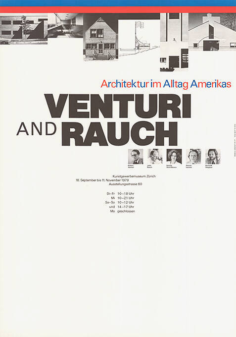 Venturi and Rauch, Architektur im Alltag Amerikas, Kunstgewerbemuseum Zürich