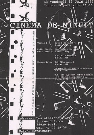 Cinema de Minuit, Neues Kino