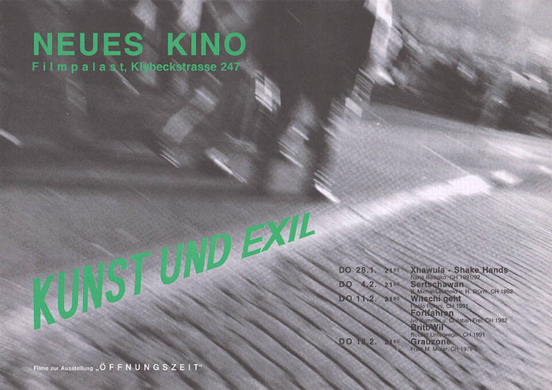 Kunst und Exil, Neues Kino