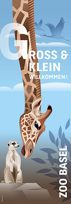 Gross & klein willkommen! Zoo Basel