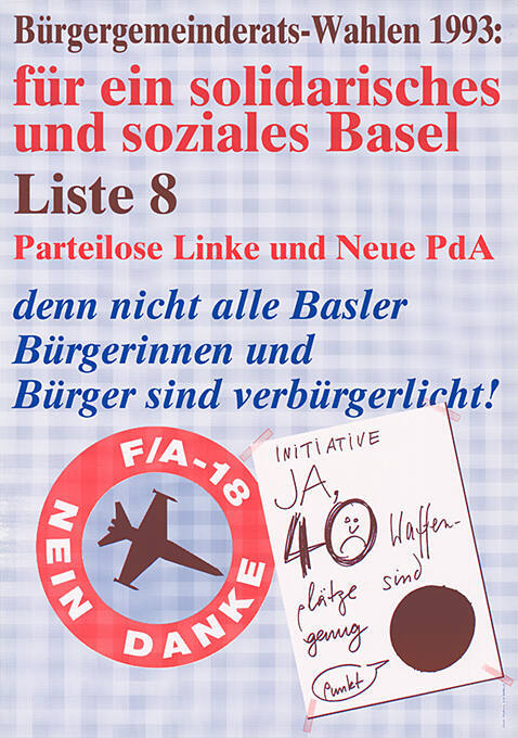 Für ein solidarisches und soziales Basel, Liste 8
