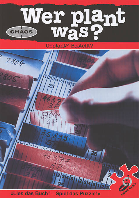 Wer plant was? «Lies das Buch! – Spiel das Puzzle!», Chem Chain