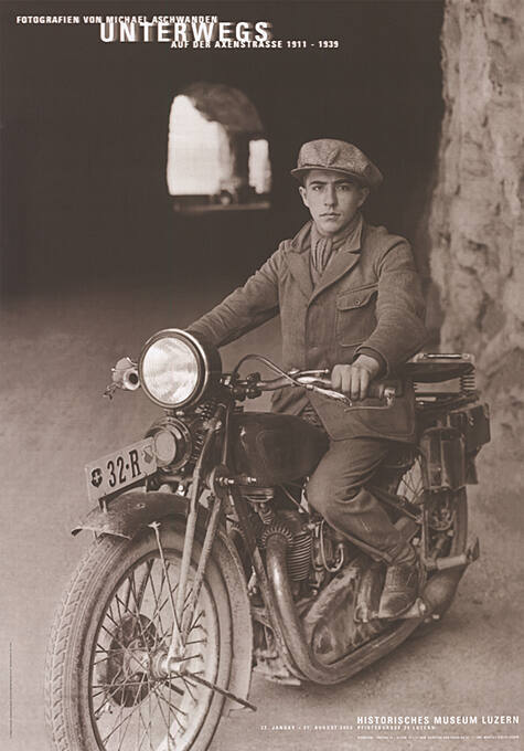 Fotografien von Michael Aschwanden, Unterwegs auf der Axenstrasse 1911–1939