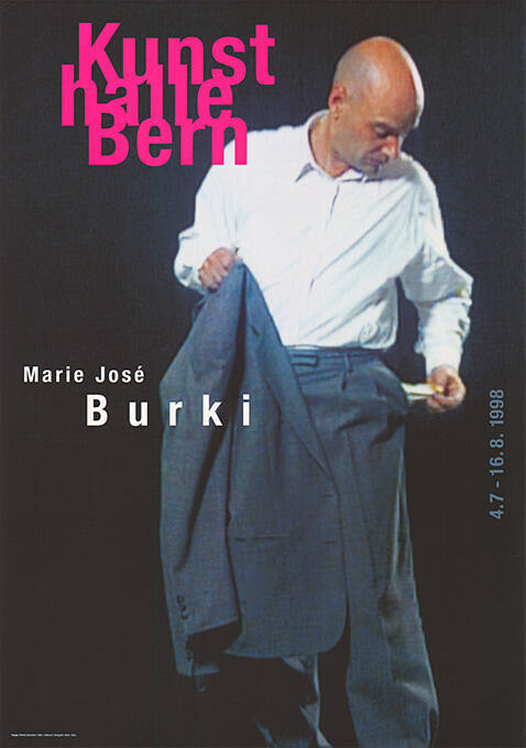 Marie José Burki, Kunsthalle Bern