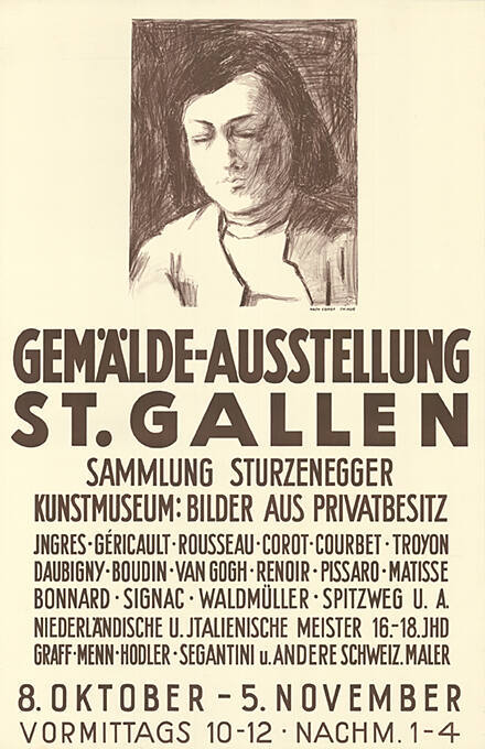 Gemälde-Ausstellung, St. Gallen, Sammlung Sturzenegger, Kunstmuseum