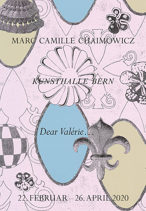 Marc Camille Chaimowicz, Dear Valérie…, Kunsthalle Bern