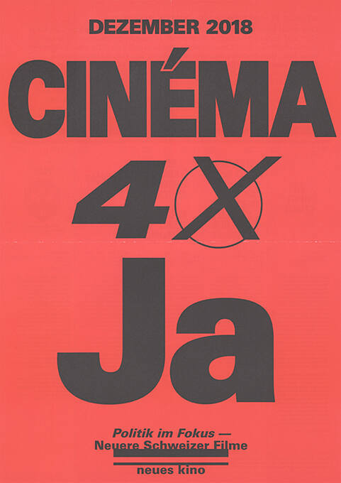 Cinéma, 4×Ja, Neues Kino