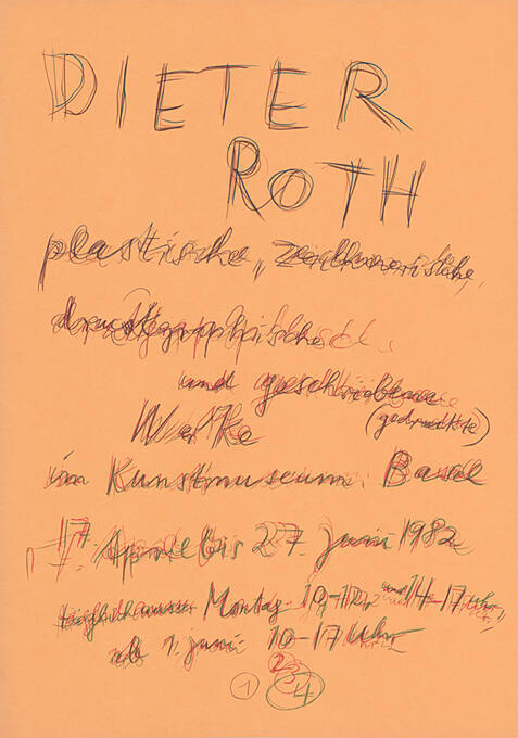 Dieter Roth, Kunstmuseum Basel