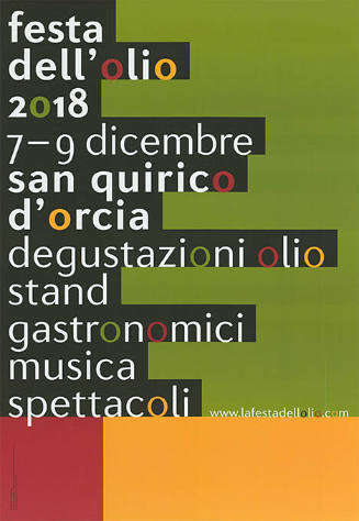 Festa Dell’olio, San Quirico d’Orcia, Degustazioni olio, Stand gastronomici, Musica, Spettacoli