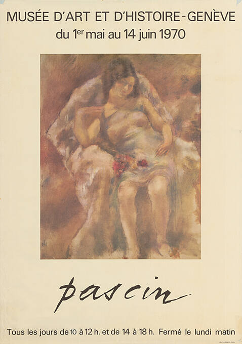 Pascin, Musèe d’Art et d’Histoire, Genève