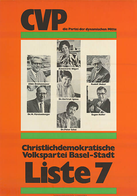 Die Partei der dynamischen Mitte, Christlichdemokratische Volkspartei Basel-Stadt, Liste 7