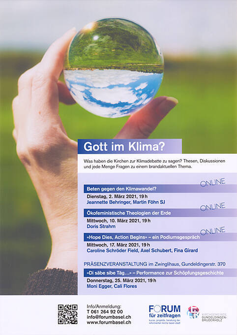 Gott im Klima? Forum für Zeitfragen