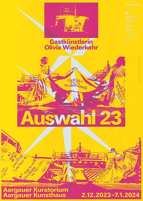 Auswahl 23, Gastkünstlerin Olivia Wiederkehr, Aargauer Kuratorium, Aargauer Kunsthaus