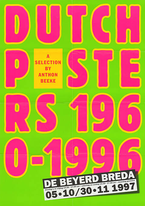 Dutch Posters, 1960–1996, De Beyerd Breda