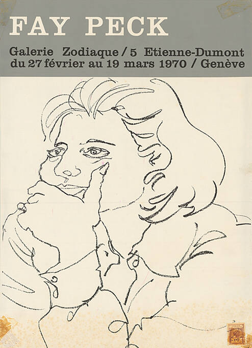 Fay Peck, Galerie Zodiaque Genève