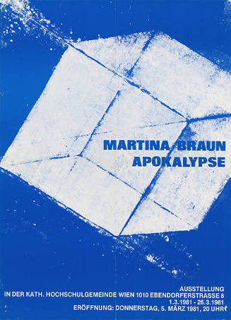 Martin Braun, Apokalypse, Ausstellung in der Kath. Hochschulgemeinde Wien