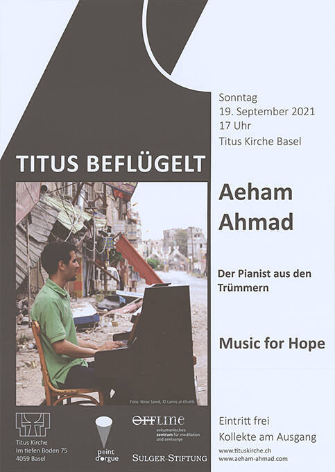 Titus beflügelt, Aeham Ahmad, Tituskirche