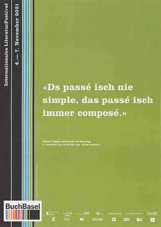 «Ds passé isch […]», Internationales Literaturfestival, BuchBasel