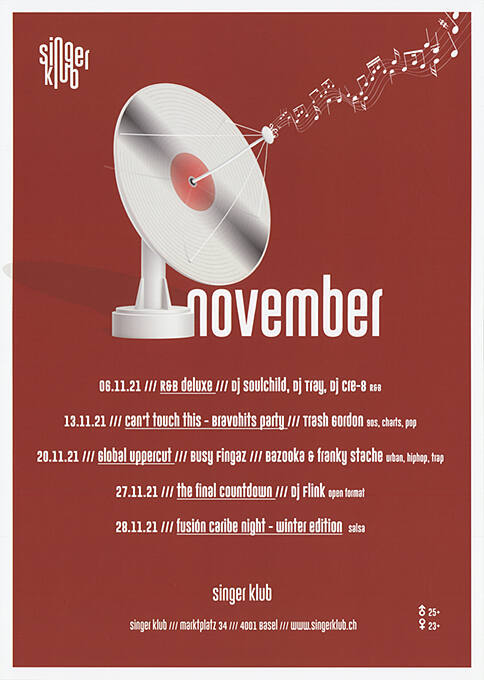 November, Singer Club