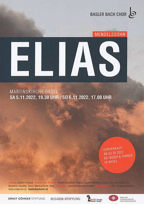 Elias, Martinskirche Basel