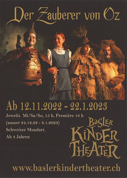 Der Zauberer von Oz, Basler Kindertheater