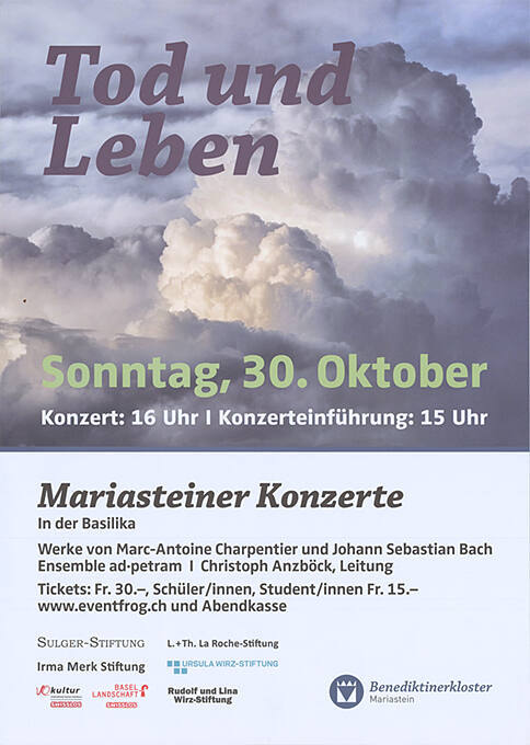 Tod und Leben, Mariasteiner Konzerte