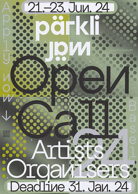 Pärkli Jam, Open Call, Artists, Organisers 24