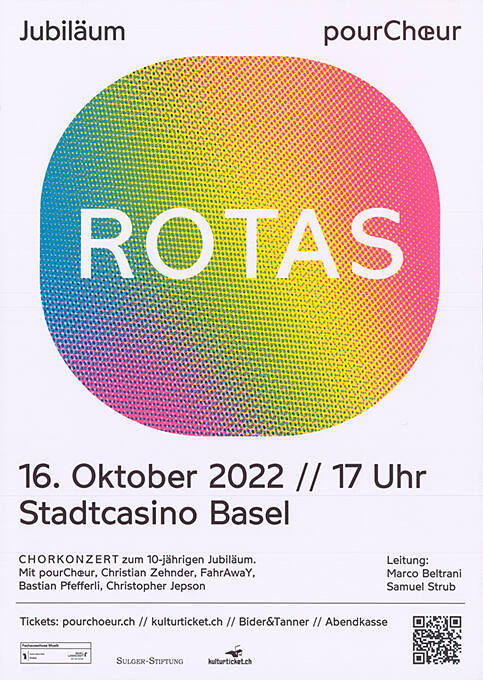 Rotas, Chorkonzert, Stadtcasino Basel