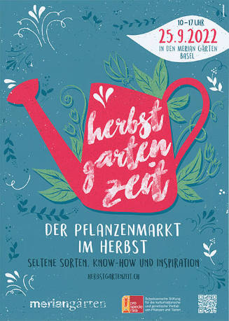 Herbstgartenzeit, Pflanzenmarkt im Herbst, Meriangärten