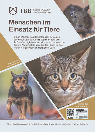 Menschen im Einsatz für Tiere, TBB