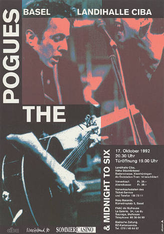 The Pogues, Basel, Landihalle CIBA