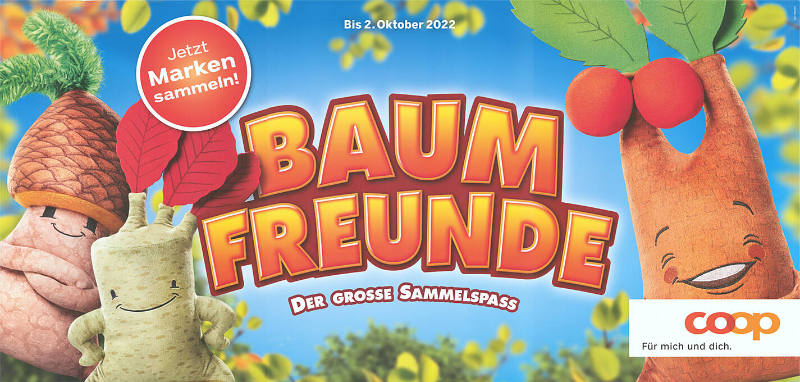 Baumfreunde, Der grosse Sammelspass, Coop