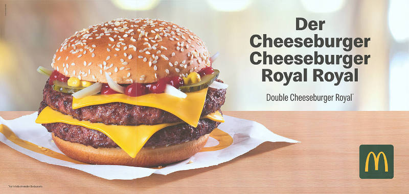 Der Cheeseburger Cheeseburger Royal Royal