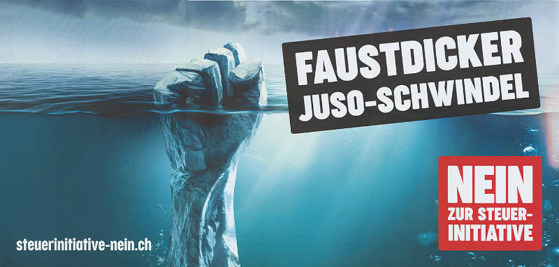 Faustdicker Juso-Schwindel, Nein zur Steuerinitiative