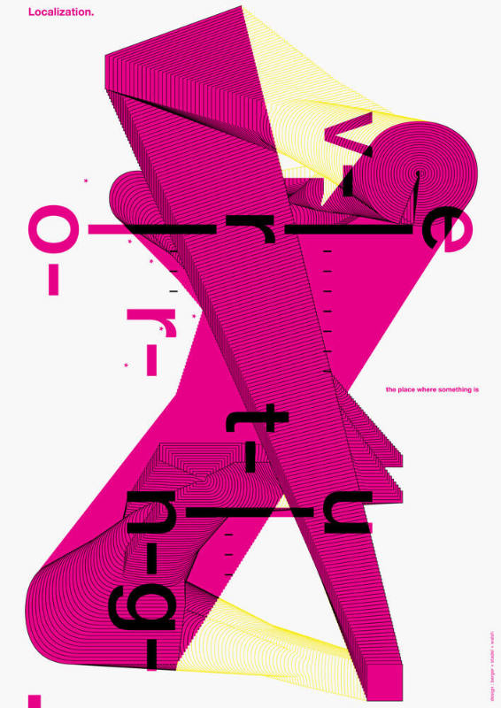 Localization. Verortung, the place where something is