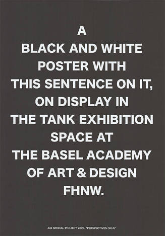 A black and white poster […]