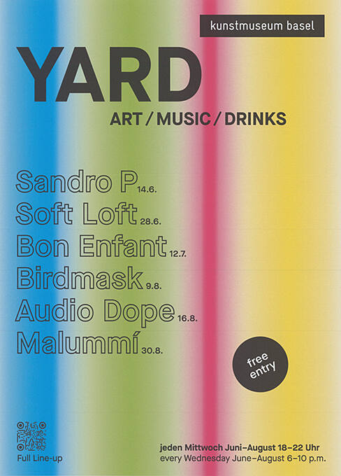 Yard, Art / Music / Drinks, Kunstmuseum Basel