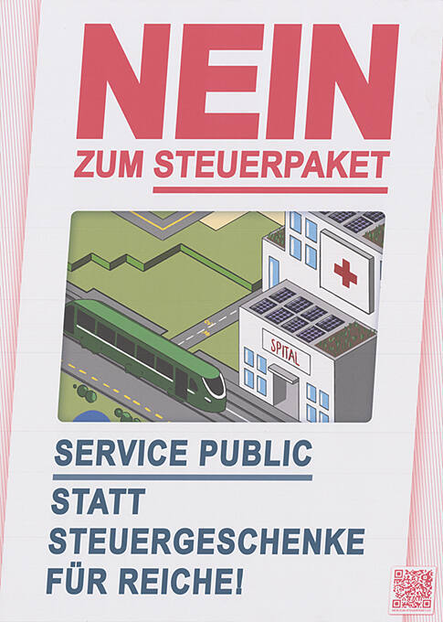 Nein zum Steuerpaket, Service Public statt Steuergeschenke für Reiche!