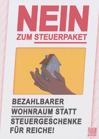 Nein zum Steuerpaket, Bezahlbarer Wohnraum statt Steuergeschenke für Reiche!