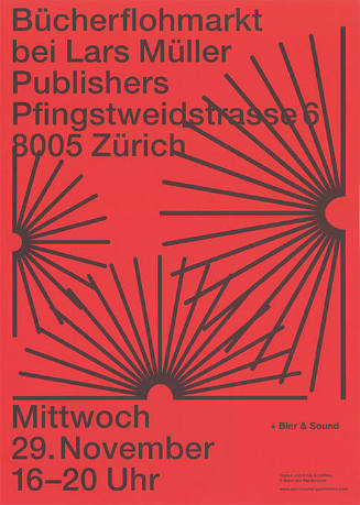 Bücherflohmarkt bei Lars Müller Publishers