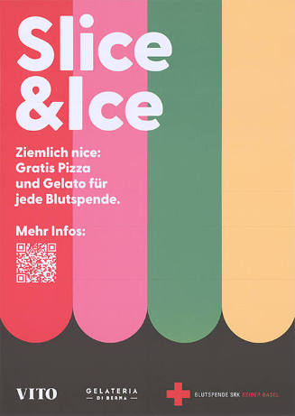 Slice & Ice, Ziemlich nice: Gratis Pizza und Gelato für jede Blutspende.