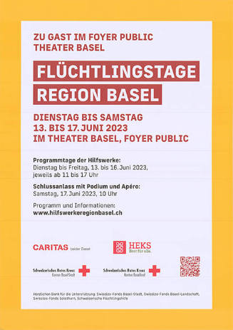 Flüchtlingstage Region Basel, Im Theater Basel