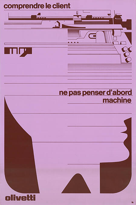 Comprendre le client, ne pas penser d’abord machine, Olivetti