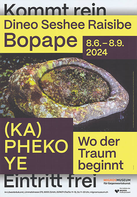 Dineo Seshee Raisibe Bopape, (Ka) Pheko Ye, Wo der Traum beginnt, Migros Museum für Gegenwartskunst