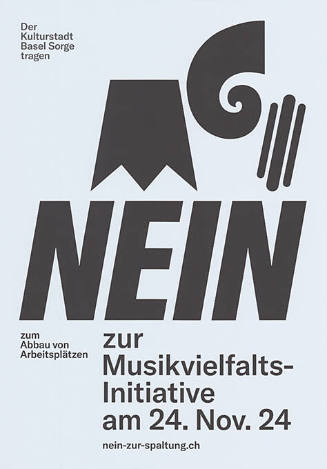 Nein zur Musikvielfalts-Initiative