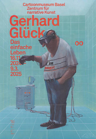 Gerhard Glück, Das einfache Leben, Karikatur & Cartoon Museum, Basel