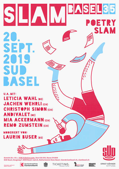 Slam Basel, Poetryslam 35, SUD Basel